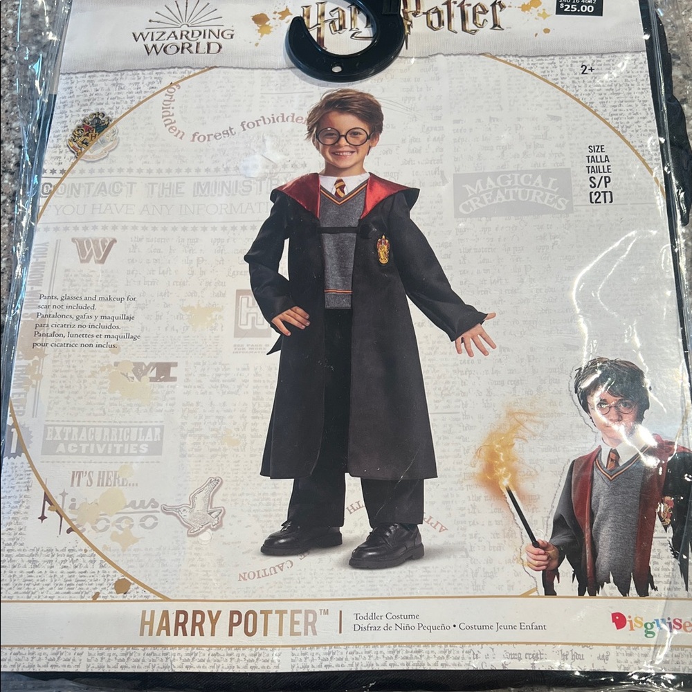 Disguise Harry Potter Toddler Costume - Black, Red, Gray